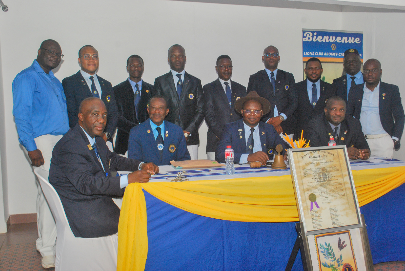 Accroissement des effectifs au Lions Club Abomey-Calavi Acacia/Cinq nouveaux membres intronisés